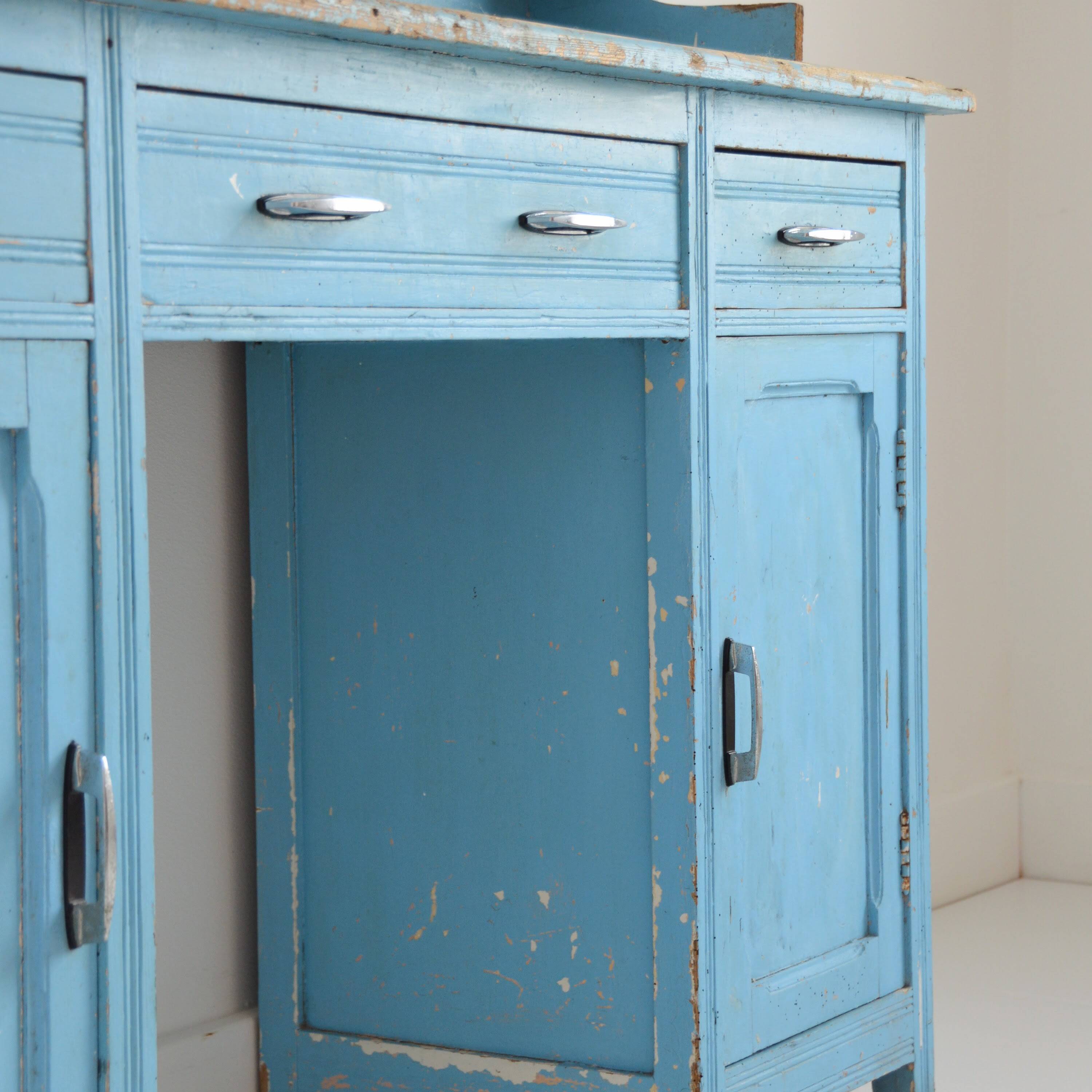 Old workshop/trade/counter/kitchen furniture 1940s vintage