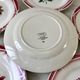 set of 6 dessert plates Digoin Sarreguemines model Cibon years 30-40