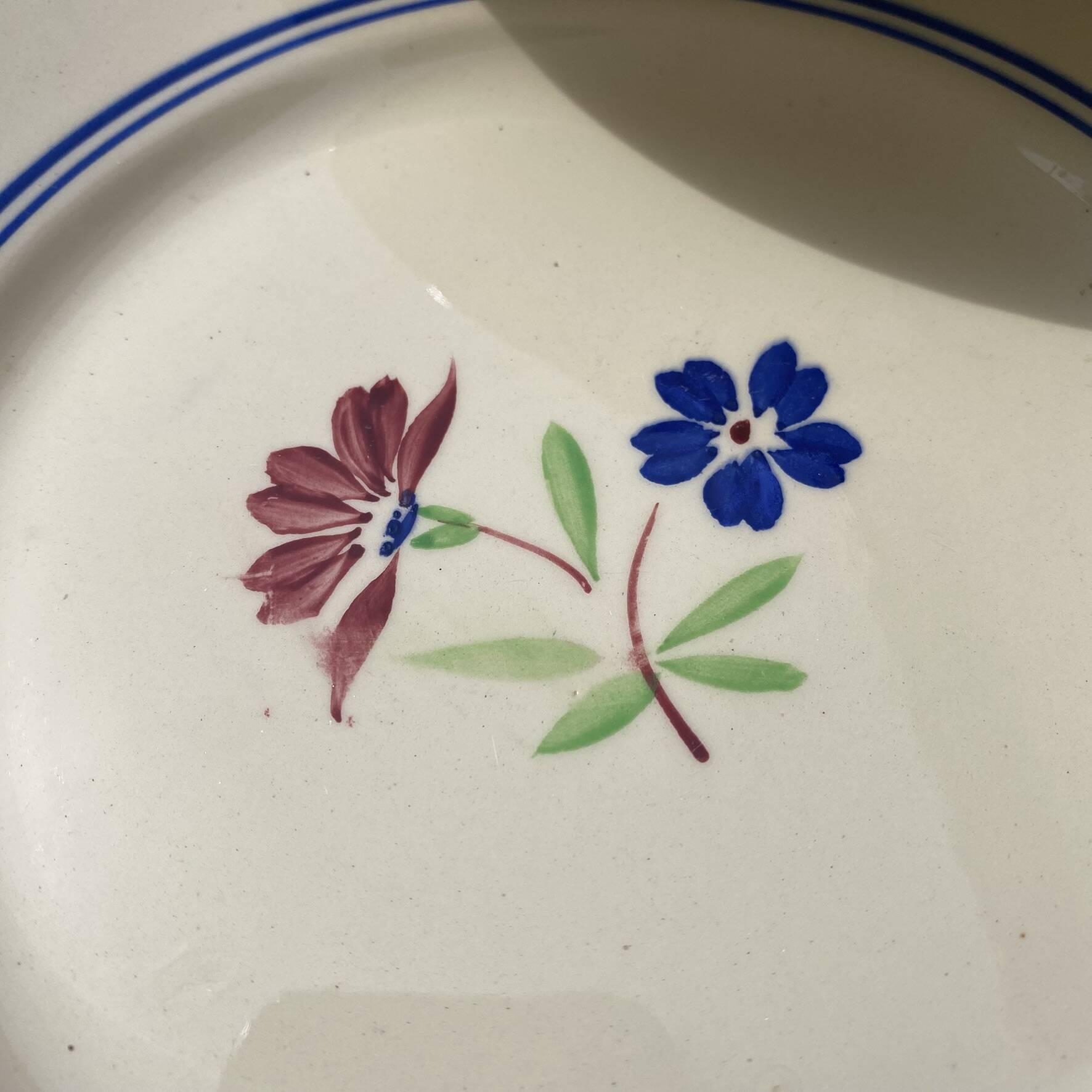 Antique plates Lunéville "MAI"