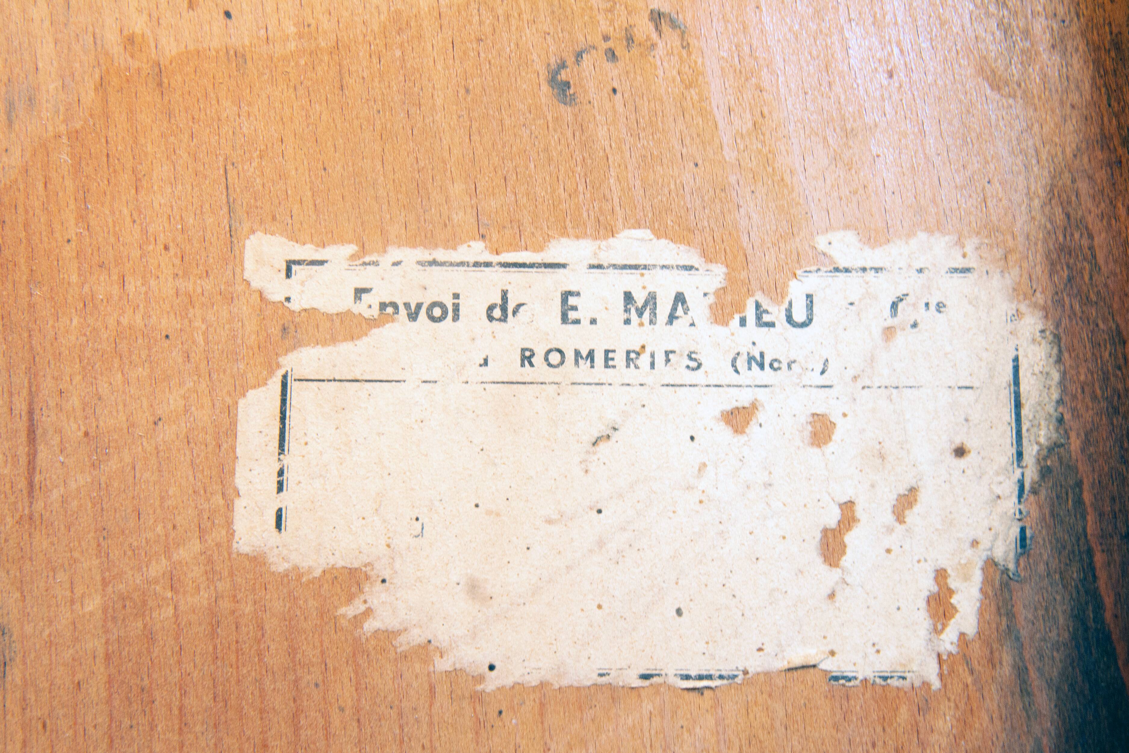 Mahieu chairs 1950 (Romerie, France)