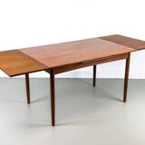 Danish Extendable Teak Dining Table, 1960s