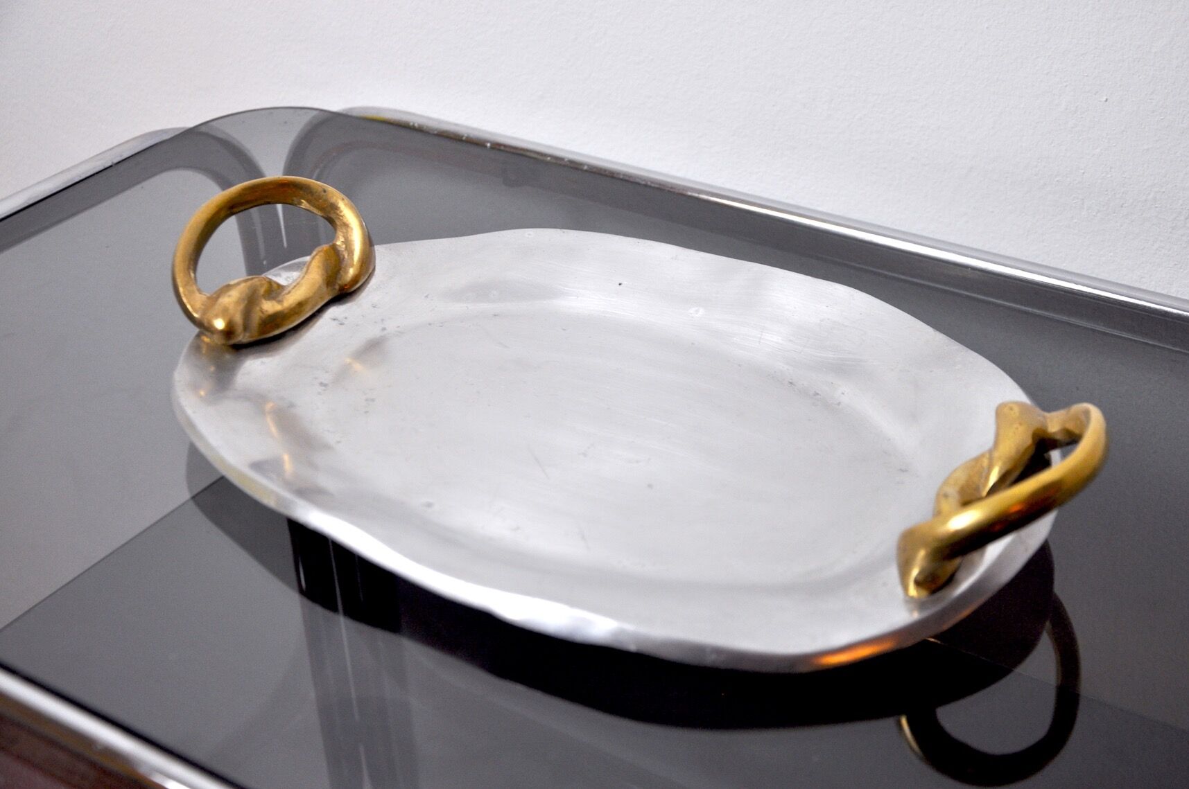 Brutalist dish by David Marshall, 1980, Spain
