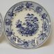 2 Antique Gilman Sacavem Statue Dinner Plates / Serving Dishes
