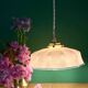 Vintage pink opaline pendant light
