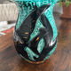 Vase vintage Vallauris en céramique turquoise