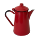 Vintage 1950 red enamelled sheet metal