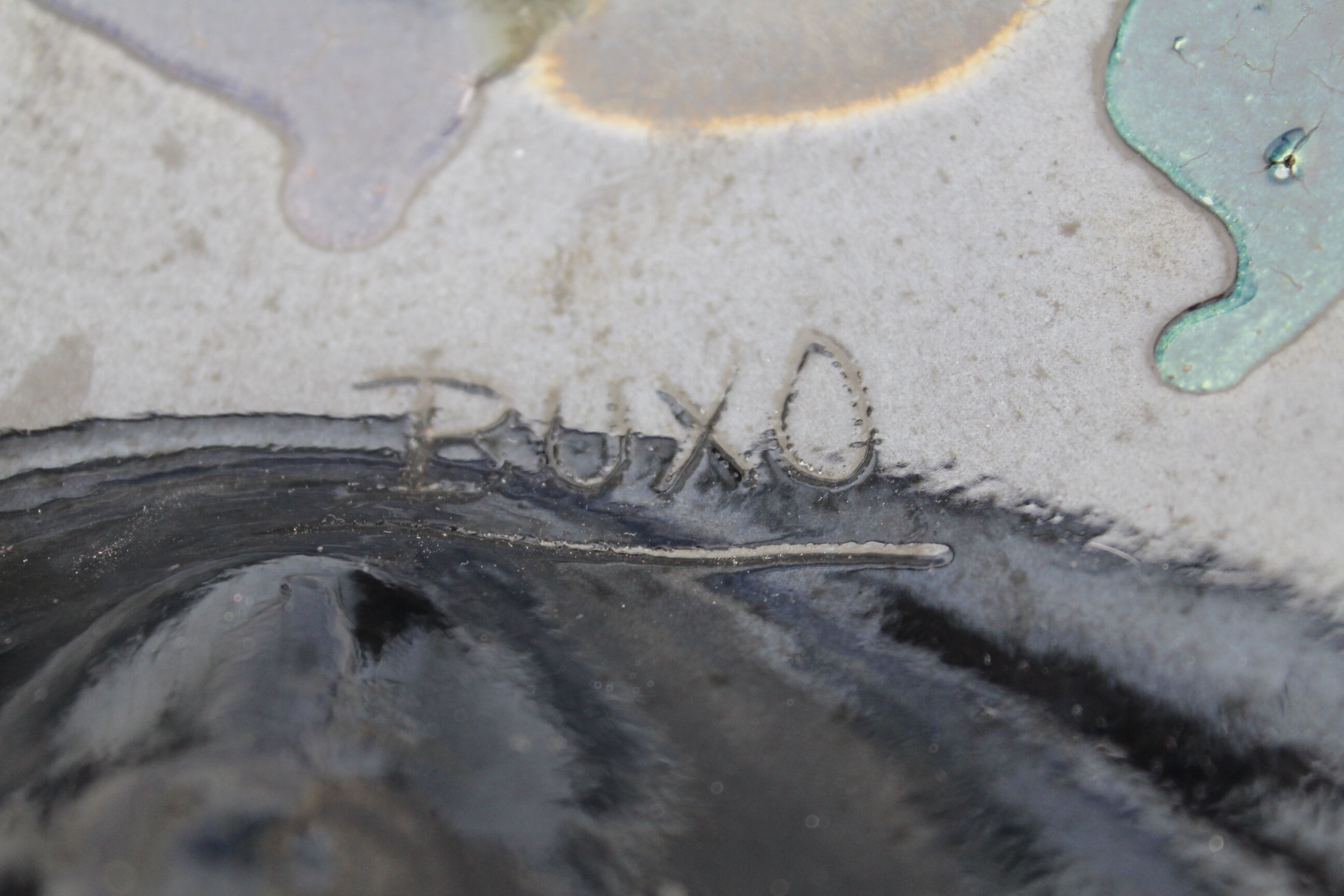 Buxo  signed Cup ceramic