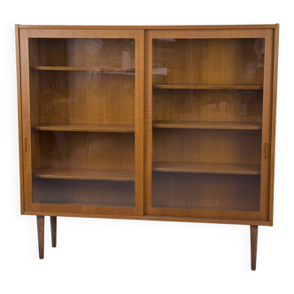 Danish Teak Cabinet with Glass Doors by Carlo Jensen for Hundevad & Co, 196
