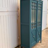 Glass-glazed Parisian wardrobe 1950