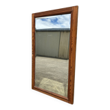 Large vintage cabinet door mirror, 40s/50s