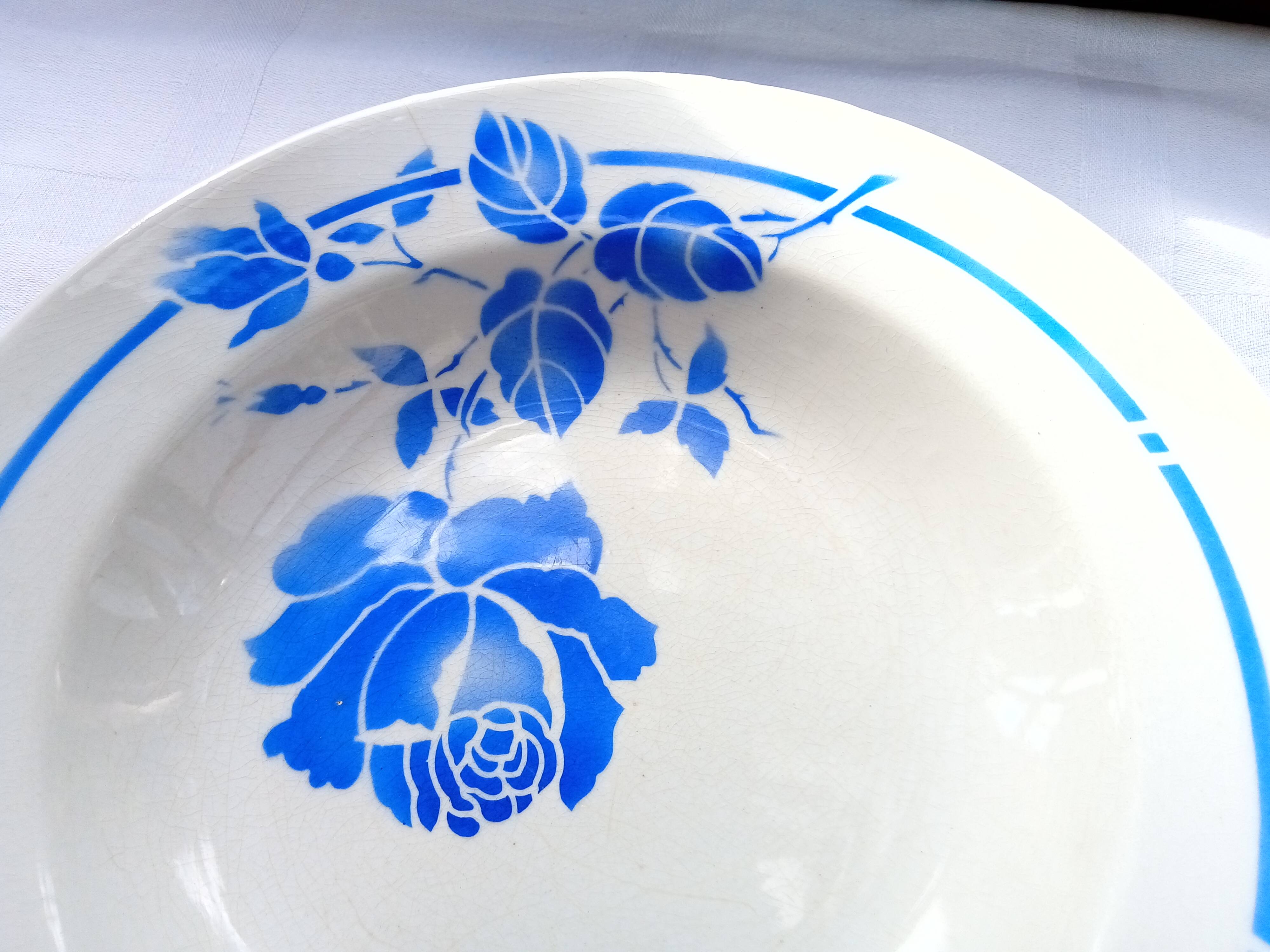 4 deep plates Rigobert / Moulin des loups