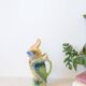 Parrot carafe in earthenware