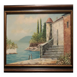 Oil painting on canvas signed Rossini