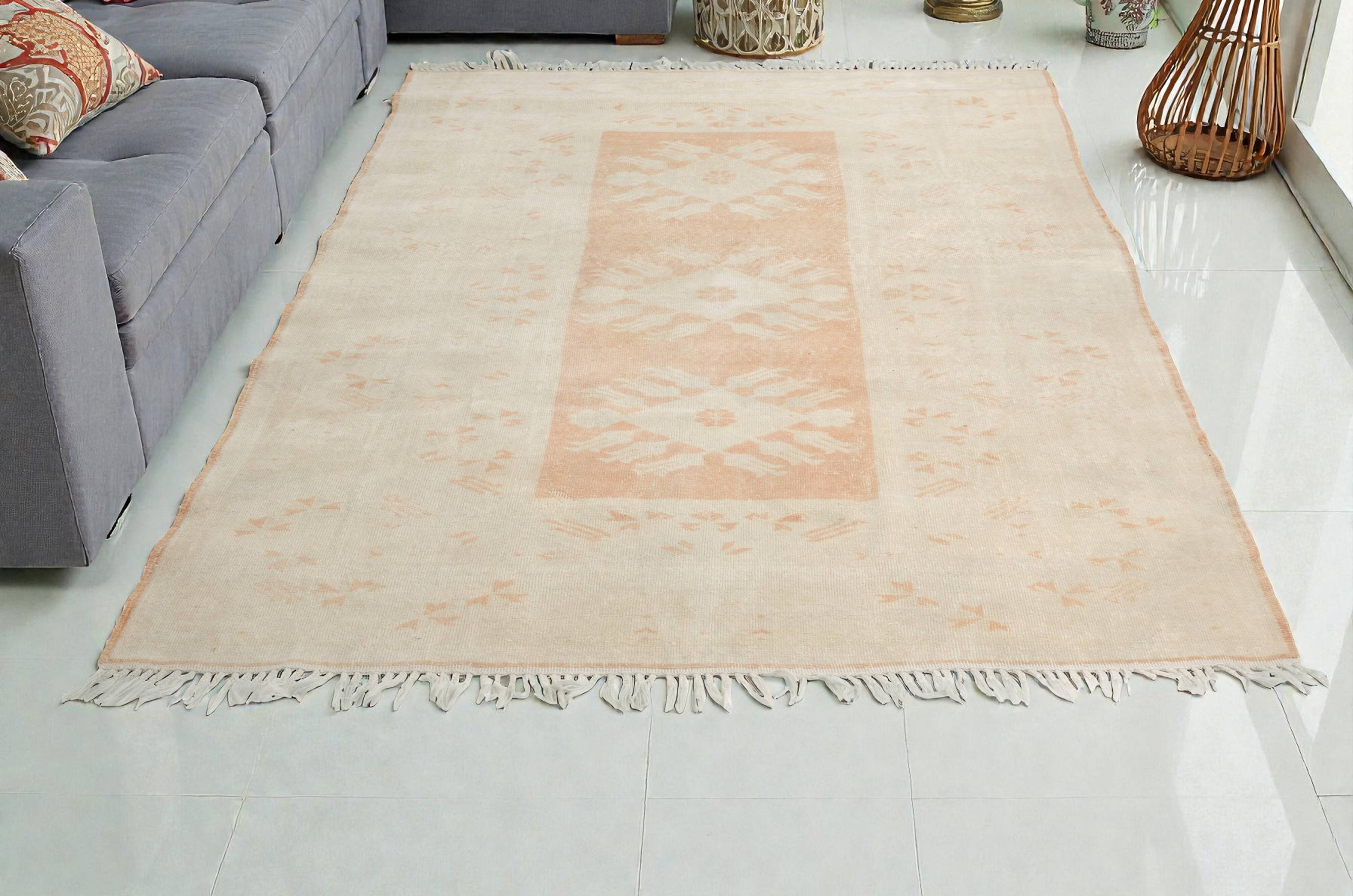 Oushak Anatolian Floral Carpet