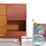 Vintage high sideboard, modernist style, L116cm