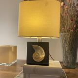 Lamp P. Giraudon, 1970, fabric cable 2M, lampshade