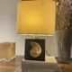 Lamp P. Giraudon, 1970, fabric cable 2M, lampshade