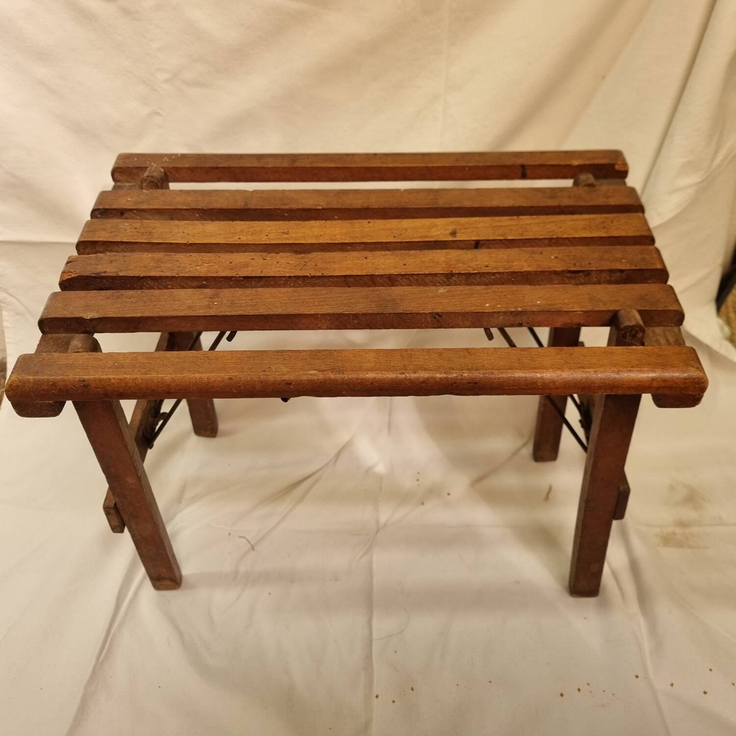 Second World War fishing stool