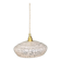 Vintage white Clichy glass lampshade pendant light