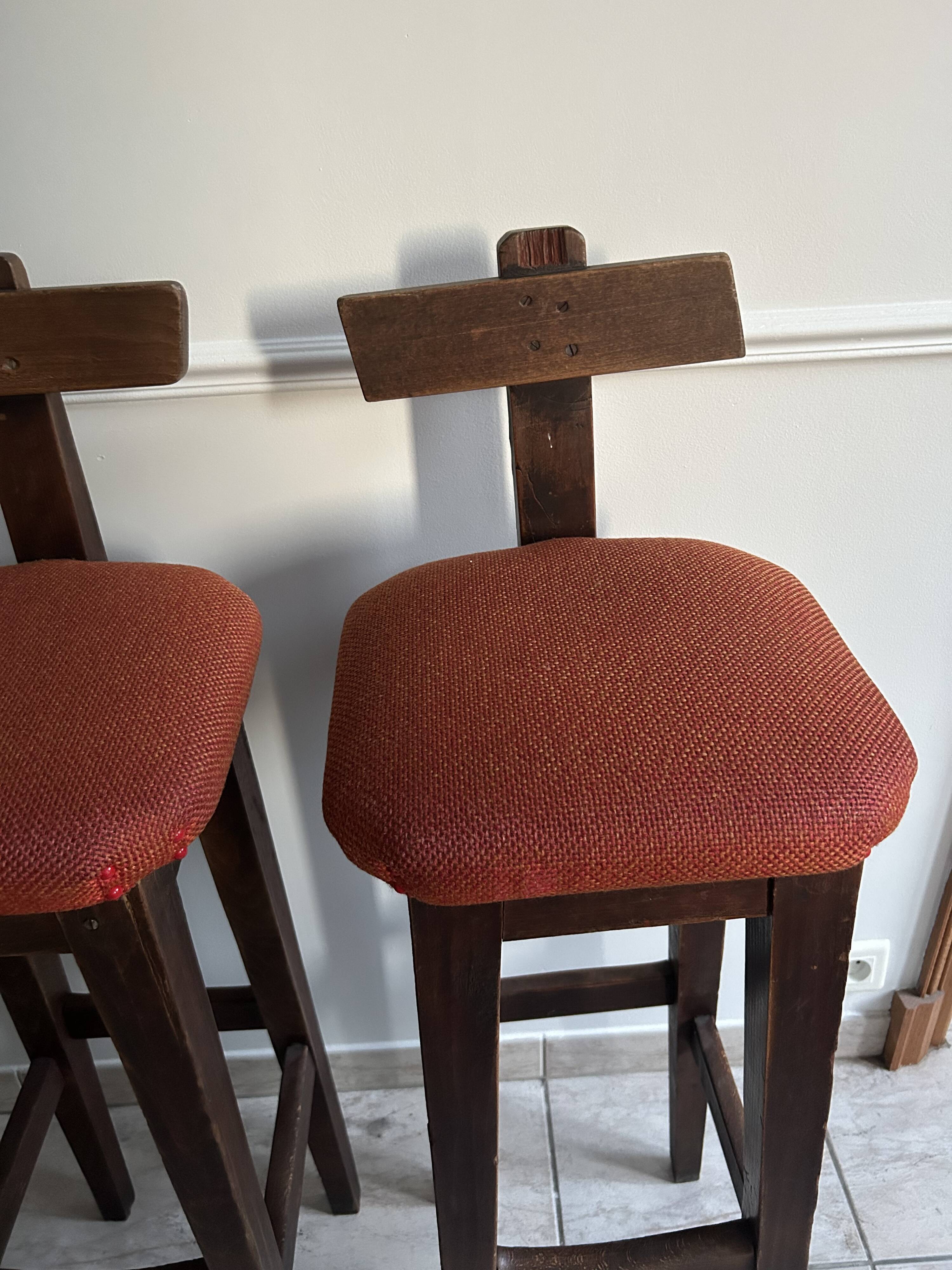 Rustic bar stool