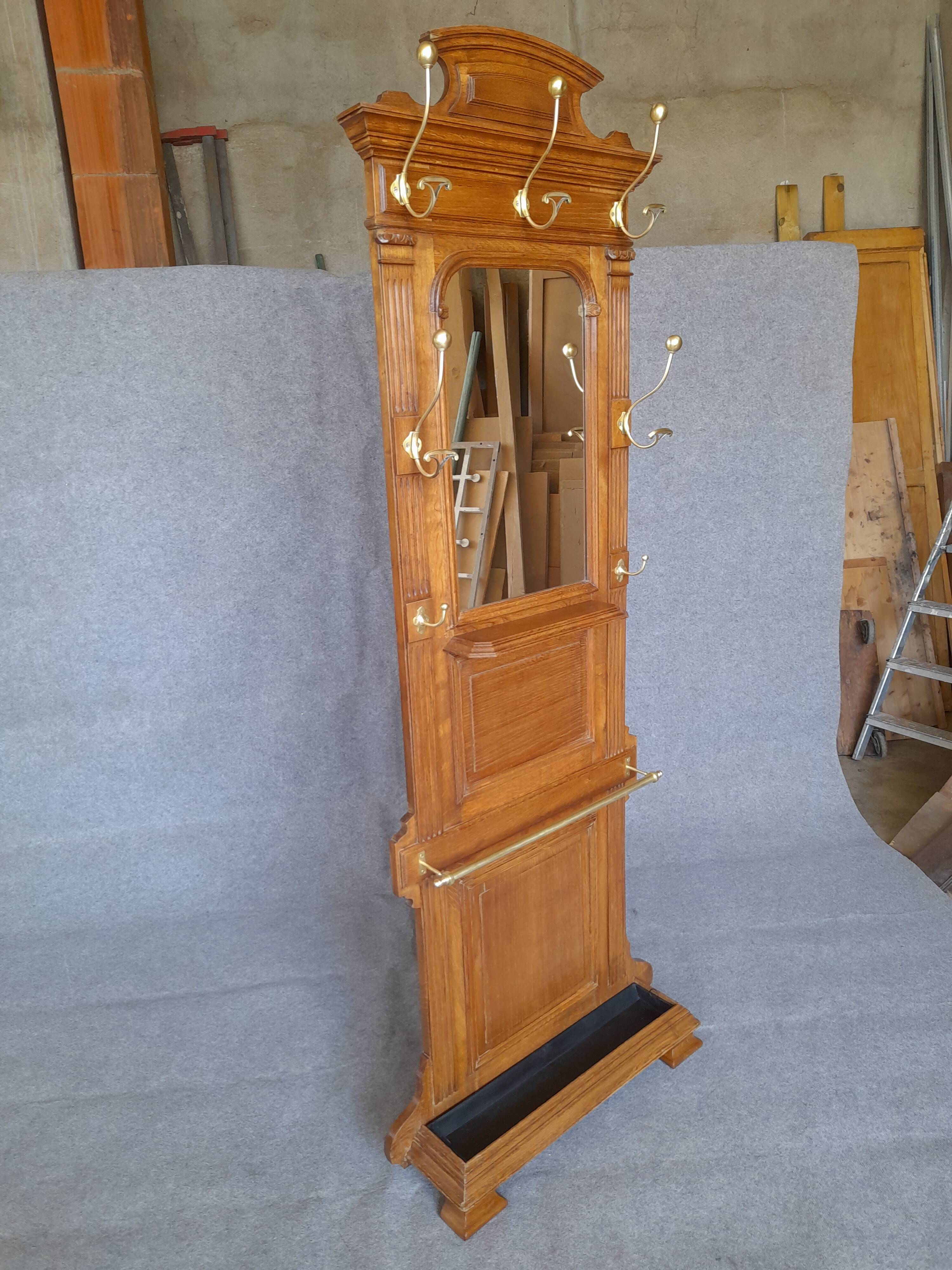 Old coat rack wardrobe