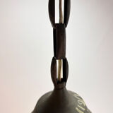 Original Philips Phililite Glass and Copper Pendant, 1930s