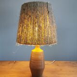 Sandstone lamp and rope