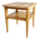 Table d'appoint, bout de canapé en chêne massif, 1940