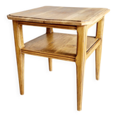 Side table or end table from the 1940s - Solid oak