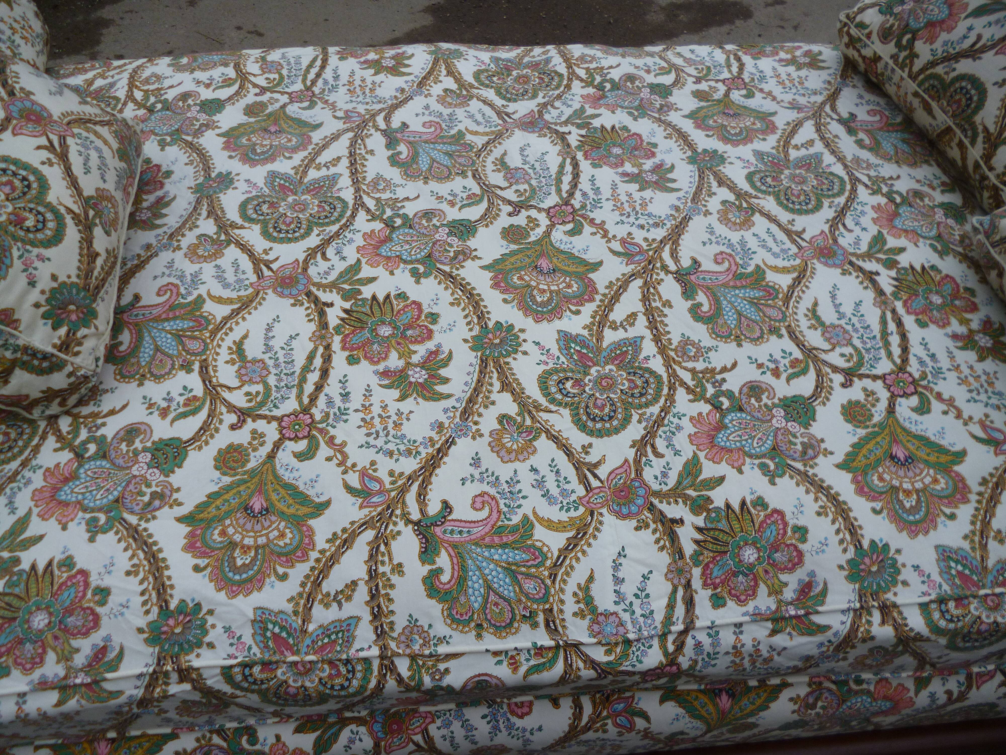 Empire style mahogany daybed