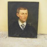 Painting on canvas by Emile Charpentier