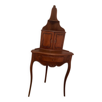Table de chevet en noyer