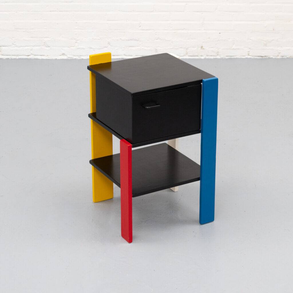 Rietveld style side table 1980s