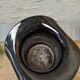 Vintage 70s bowler hat vase pot