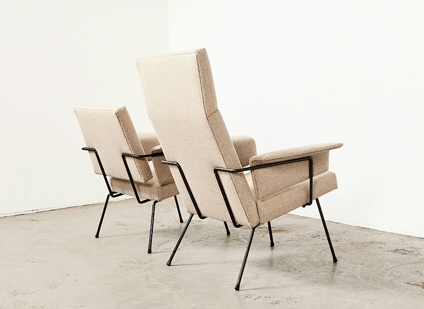 Pair of Lounge Chairs by Rudolf Wolf for Elsrijk 1950s