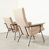 Pair of Lounge Chairs by Rudolf Wolf for Elsrijk 1950s