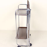 Folding serving in chromed metal vintagedanois
