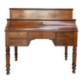 Louis Philippe cylinder desk in walnut from the 19th century.