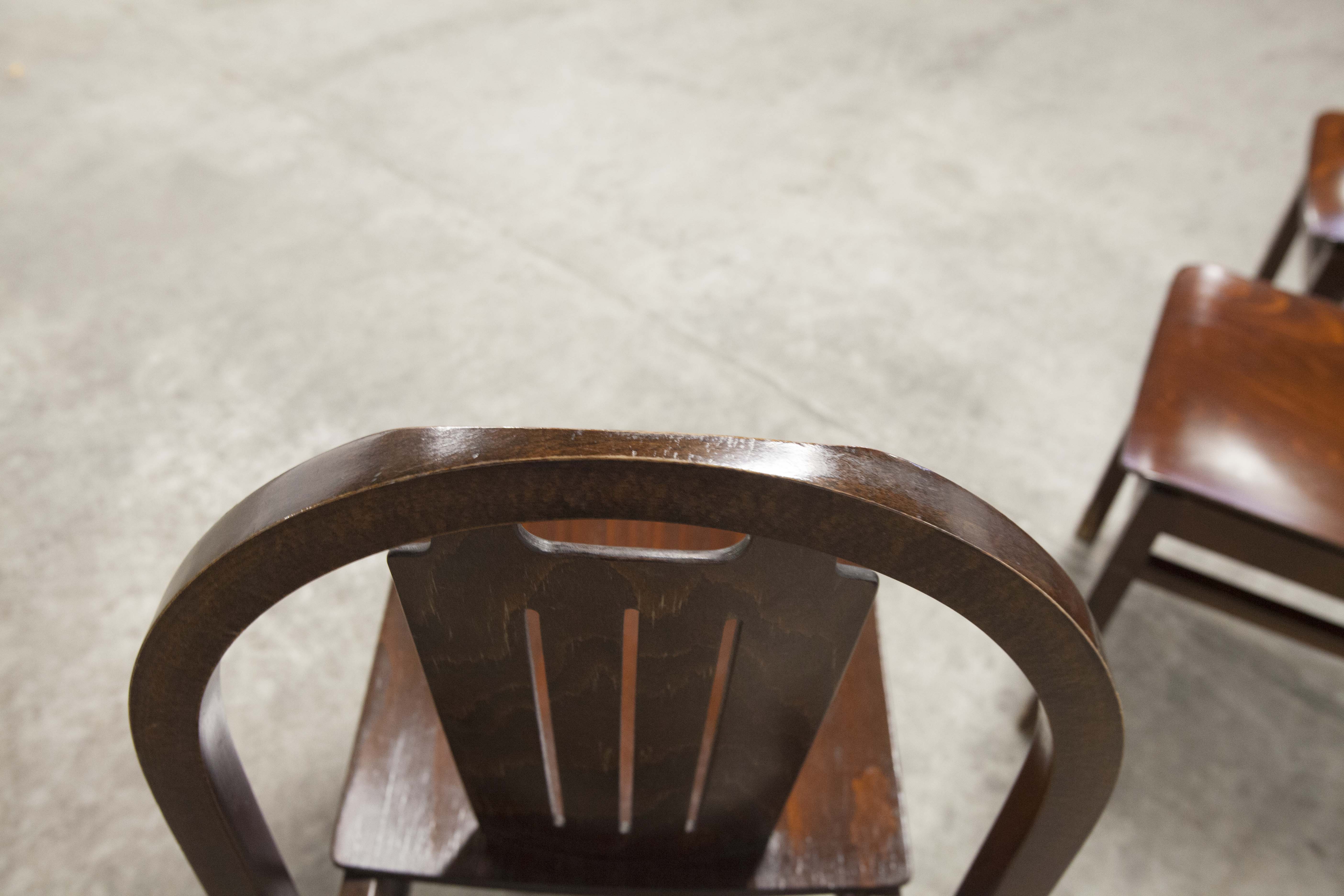 Lot of 4 chairs Baumann model "Argos"