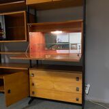 Book case Modular Walnut vintage 60’