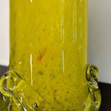 Vase Murano jaune années 60