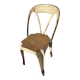 J. Mathieu sheet metal bistro chair
