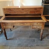 Louis Philippe 19th-century walnut desk Louis Philippe