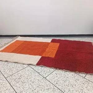 Handmade Moroccan rug in wool 3 x 2 m