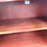 Bookcase forming showcase styleLouis XVI marble top