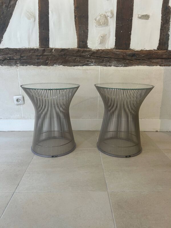 Tables d’appoint Warren Platner pour Knoll