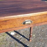 Walnut table 19th 1 drawer