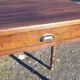 Walnut table 19th 1 drawer