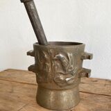 Mortar, cast iron pestle