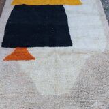 Traditional Berber rug in natural wool 3x2 m